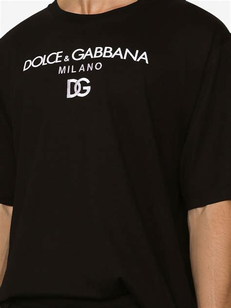 dolce gabbana playera negra|farfetch playeras dolce gabbana.